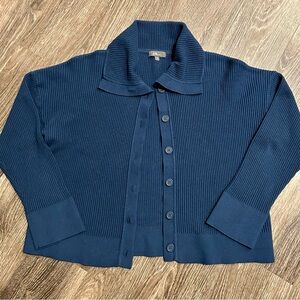 Elegant Navy Women's Cardigan